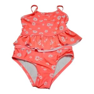 Floral Coral Kids Swim Set